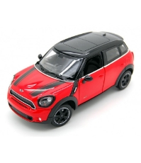 Imagine Masinuta metalica Mini Cooper  rosu scara 1 la 24