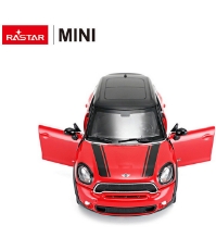 Imagine Masinuta metalica Mini Cooper  rosu scara 1 la 24