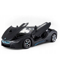 Imagine Masinuta metalica BMW I8 negru scara 1 la 24