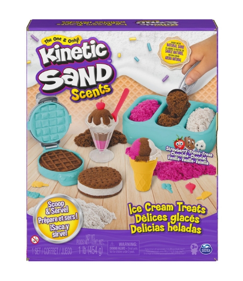 Imagine Set Kinetic Sand,  Inghetata si prajiturele colorate si parfuate