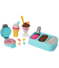 Imagine Set Kinetic Sand,  Inghetata si prajiturele colorate si parfuate