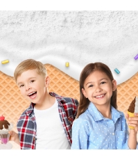 Imagine Set Kinetic Sand,  Inghetata si prajiturele colorate si parfuate