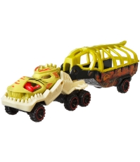 Imagine Set camion si masina sport Hot Wheels Fossil Night