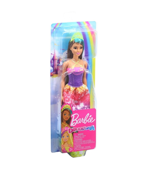 Imagine Barbie papusa Dreamtopia Printesa  cu coronita galbena