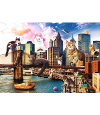 Imagine Puzzle Trefl 1000 Pisicute la New York
