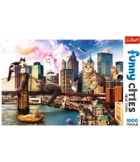 Imagine Puzzle Trefl 1000 Pisicute la New York