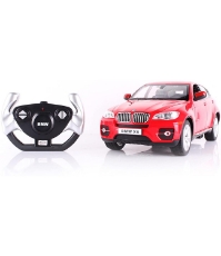 Imagine Masina cu telecomanda BMW X6 rosu cu scara 1 La 14