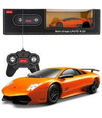 Imagine Masina cu telecomanda Lamborghini Murcielago Lp670 portocaliu cu scara 1 La 24