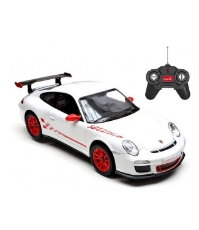 Imagine Masina cu telecomanda Porsche GT 3  RS alb cu scara 1 La 24