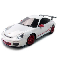 Imagine Masina cu telecomanda Porsche GT 3  RS alb cu scara 1 La 24