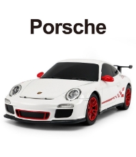 Imagine Masina cu telecomanda Porsche GT 3  RS alb cu scara 1 La 24