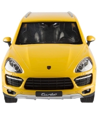 Imagine Masina cu telecomanda Porsche Cayenne Turbo galben cu scara 1 La 14