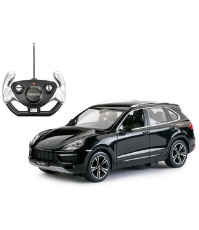 Imagine Masina cu telecomanda Porsche Cayenne Turbo negru cu scara 1 La 14