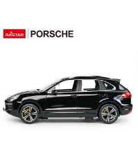 Imagine Masina cu telecomanda Porsche Cayenne Turbo negru cu scara 1 La 14