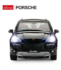 Imagine Masina cu telecomanda Porsche Cayenne Turbo negru cu scara 1 La 14