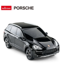 Imagine Masina cu telecomanda Porsche Cayenne Turbo negru cu scara 1 La 24