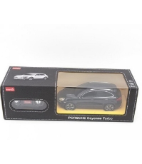 Imagine Masina cu telecomanda Porsche Cayenne Turbo negru cu scara 1 La 24