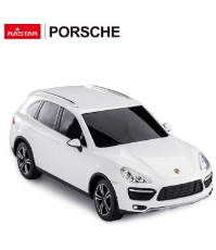 Imagine Masina cu telecomanda Porsche Cayenne Turbo alb cu scara 1 La 24