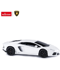 Imagine Masina cu telecomanda Lamborghini Aventador alb cu scara 1 La 24