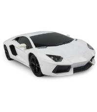 Imagine Masina cu telecomanda Lamborghini Aventador alb cu scara 1 La 24