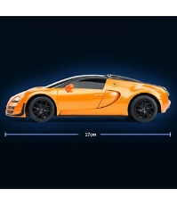Imagine Masina cu telecomanda Bugatti Grand Sport Vitesse portocaliu cu scara 1 La 24