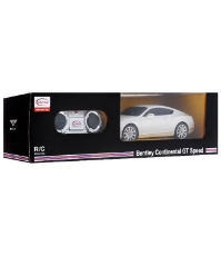 Imagine Masina cu telecomanda Bentley Continental GT alb cu scara 1 la 24