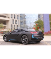 Imagine Masina cu telecomanda BMW I8 negru cu scara 1 La 18