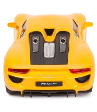 Imagine Masina cu telecomanda Porsche 918 Spyder galben cu scara 1 La 24