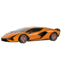 Imagine Masina cu telecomanda Lamborghini Sian portocaliu cu scara 1 La 24