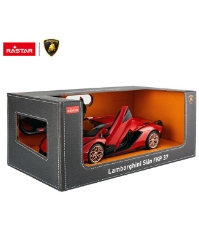 Imagine Masina cu telecomanda Lamborghini Sian rosu cu scara 1 la 14