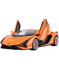 Imagine Masina cu telecomanda Lamborghini Sian portocaliu cu scara 1 La 14