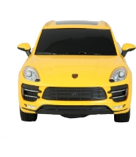 Imagine Masina cu telecomanda Porsche Macan Turbo galben cu scara 1 La 24