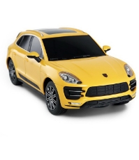 Imagine Masina cu telecomanda Porsche Macan Turbo galben cu scara 1 La 24