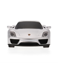 Imagine Masina cu telecomanda Porsche 918 Spyder argintiu cu scara 1 La 24