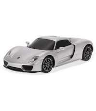 Imagine Masina cu telecomanda Porsche 918 Spyder argintiu cu scara 1 La 24