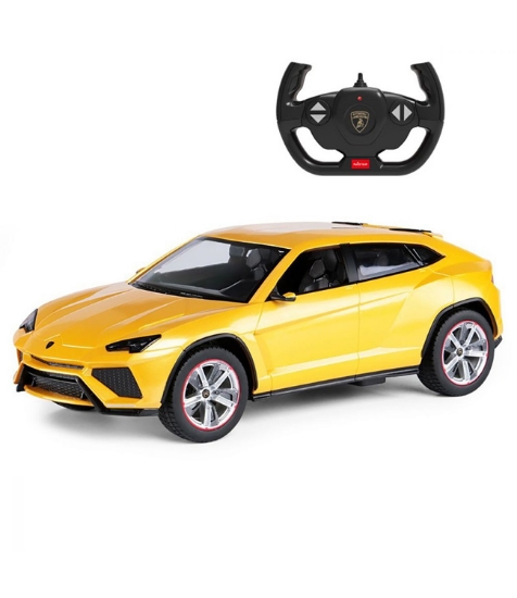 Imagine Masina cu telecomanda Lamborghini Urus galben cu scara 1 La 14