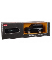 Imagine Masina cu telecomanda Land Rover Defender negru cu scara 1 la 24