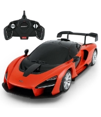 Imagine Masina cu telecomanda Mclaren Senna portocaliu cu scara 1 La 18