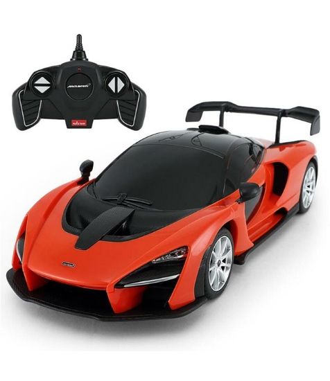 Imagine Masina cu telecomanda Mclaren Senna portocaliu cu scara 1 La 18