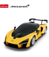 Imagine Masina cu telecomanda Mclaren Senna galben cu scara 1 La 18