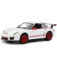Imagine Masina cu telecomanda Porsche GT 3 alb cu scara 1 La 14