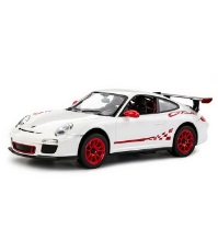 Imagine Masina cu telecomanda Porsche GT 3 alb cu scara 1 La 14