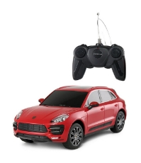 Imagine Masina cu telecomanda Porsche Macan Turbo rosu cu scara 1 La 24