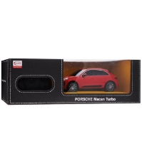 Imagine Masina cu telecomanda Porsche Macan Turbo rosu cu scara 1 La 24