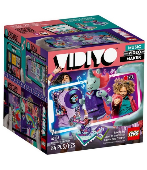 Imagine Lego Vidiyo Unicorn DJ Beatbox 43106