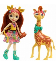 Imagine Enchantimals set papusa cu animalut Girafa Gillian