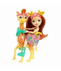 Imagine Enchantimals set papusa cu animalut Girafa Gillian