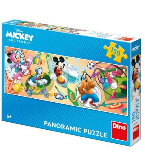 Imagine Puzzle - Mickey si prietenii la ora de sport (150 piese)