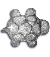 Imagine Nisip Kinetic metale si Minerale Stralucitoare Argintiu