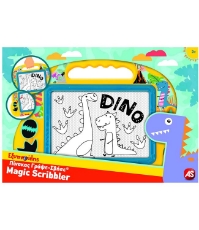 Imagine Tabla magnetica Magic Scribbler baby dinozaur